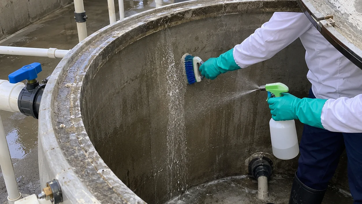 Agua potable en el negocio: tanques, lavado y registros