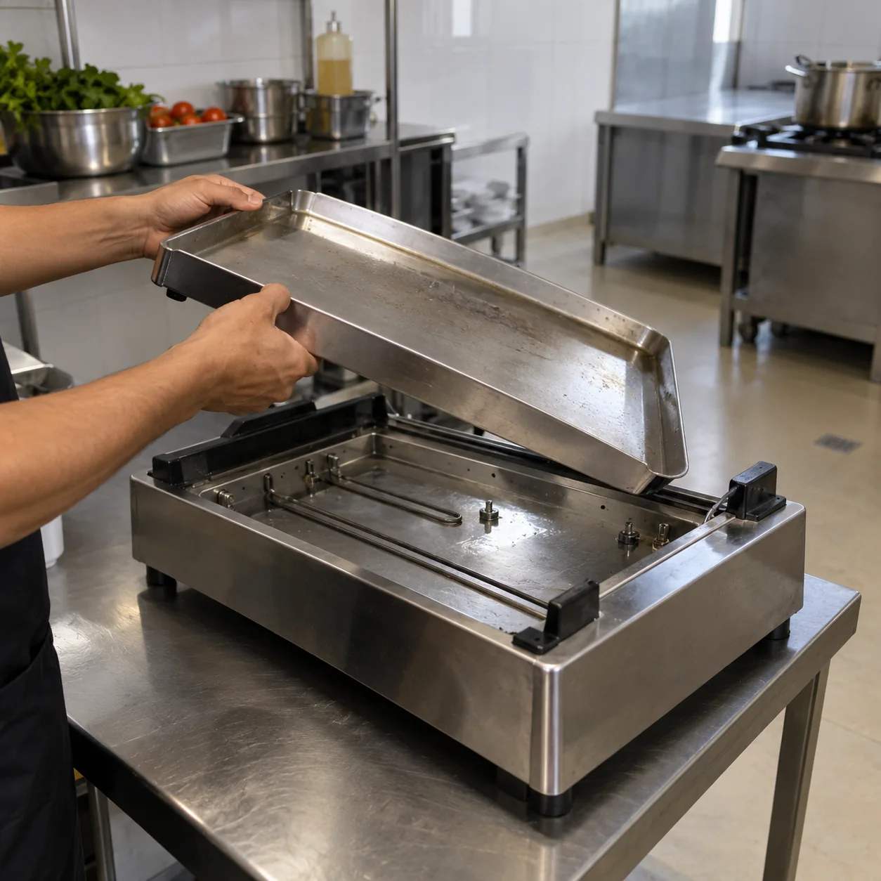 Las piezas desmontables permiten acceder a las superficies para limpiarlas.