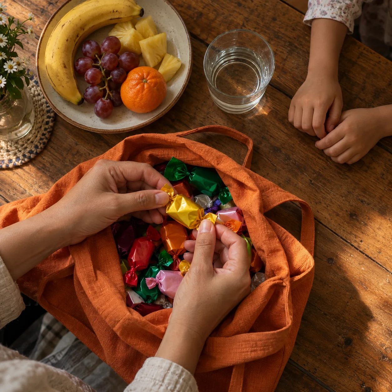 La revisión adulta de los dulces y el consumo moderado acompañan el cuidado en Halloween.