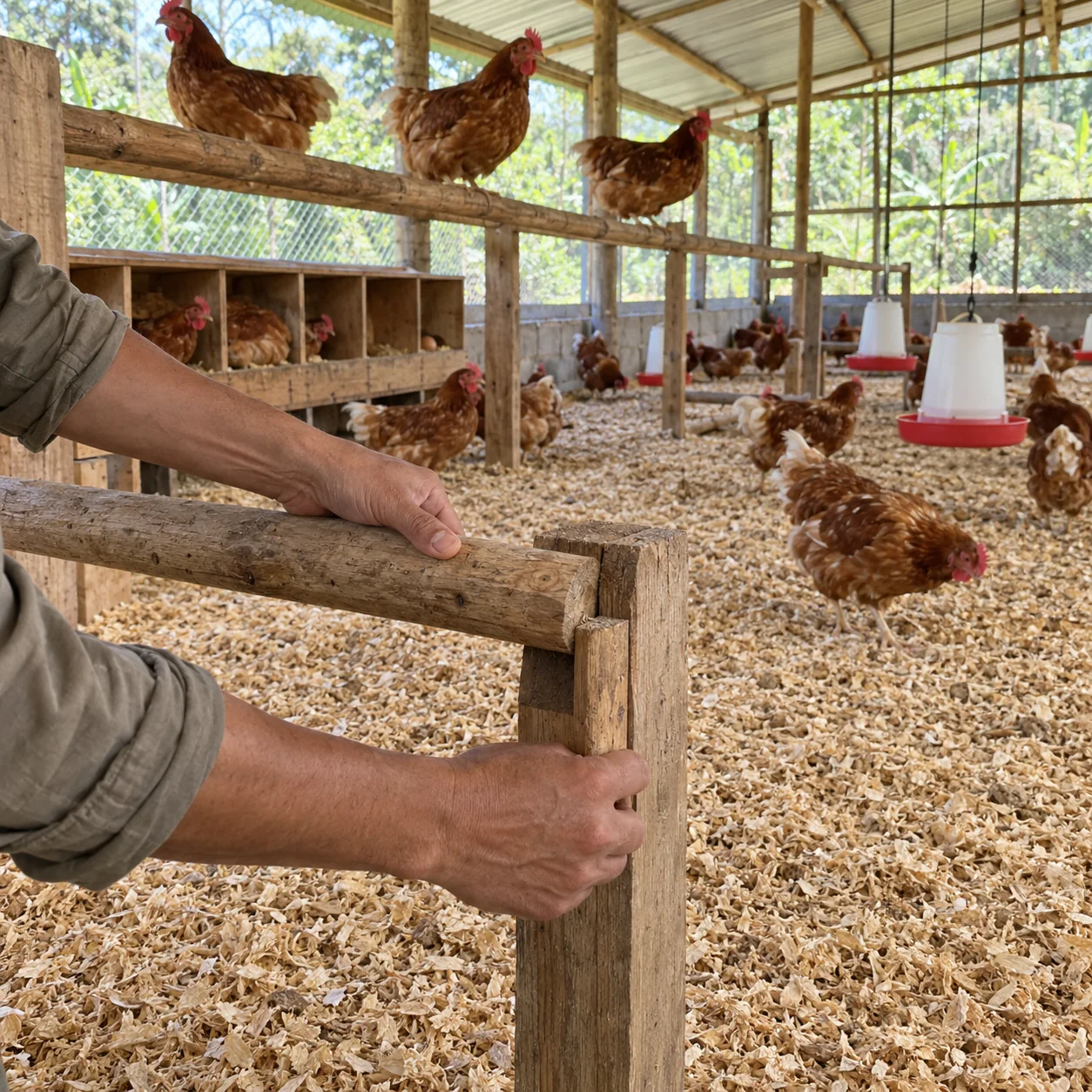 El bienestar de las aves incluye espacio, descanso y condiciones para sus comportamientos naturales.