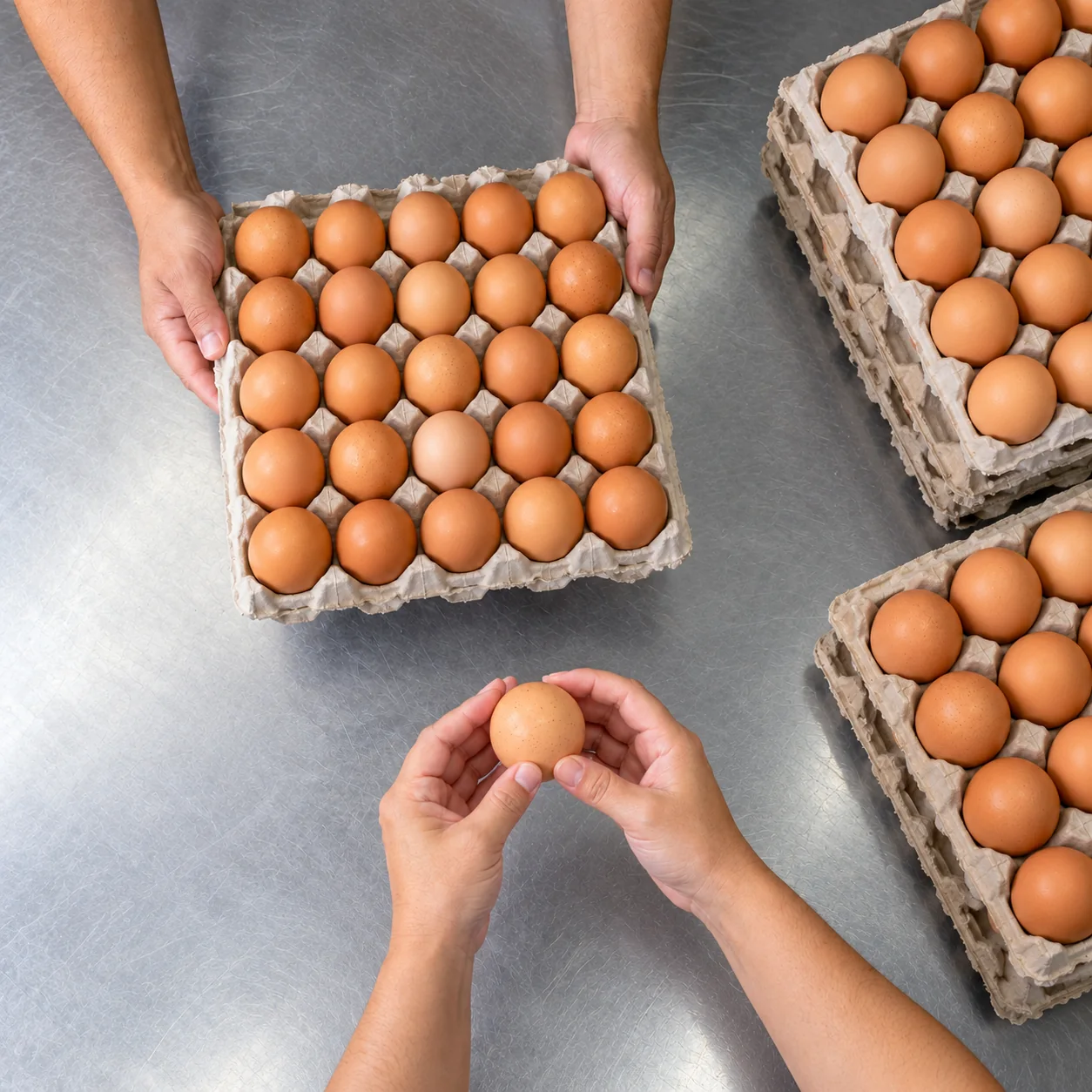 Las decisiones de abastecimiento conectan a los negocios de alimentos con sus proveedores de huevos.