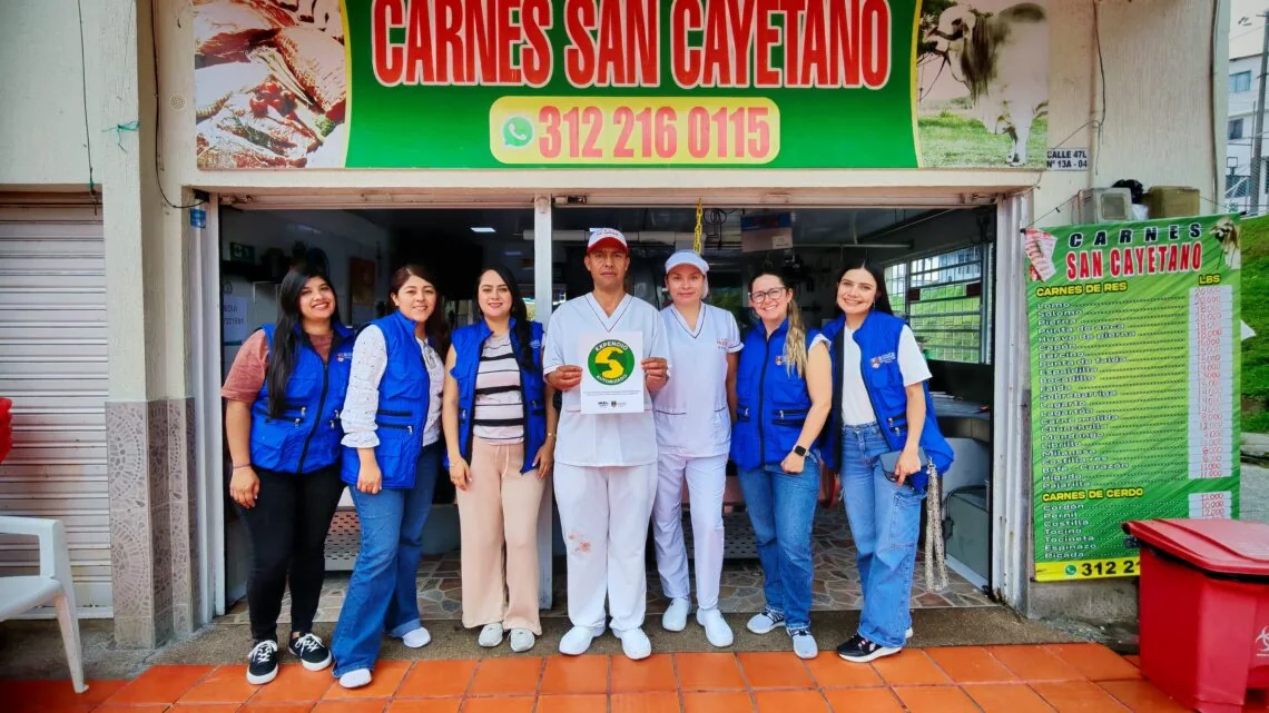 Siete expendios de carne reciben el sello «Autorizado» en Manizales